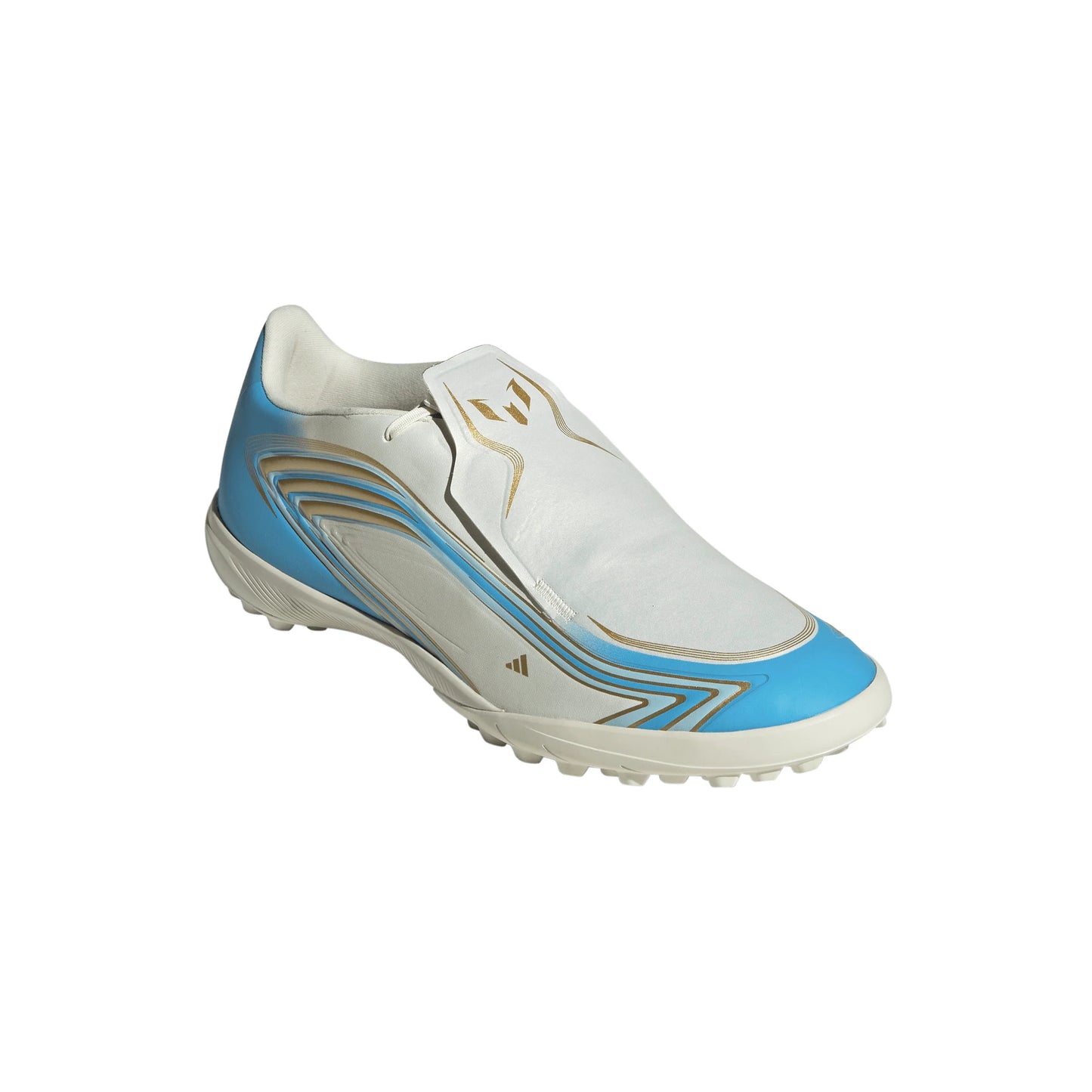 adidas F50 Messi League Turf Mens Soccer Cleats Ivory Blue