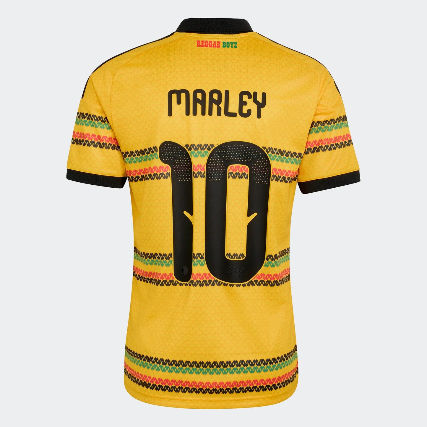 adidas Jamaica Home Bob Marley 10 Mens Soccer Jersey 2026 Gold