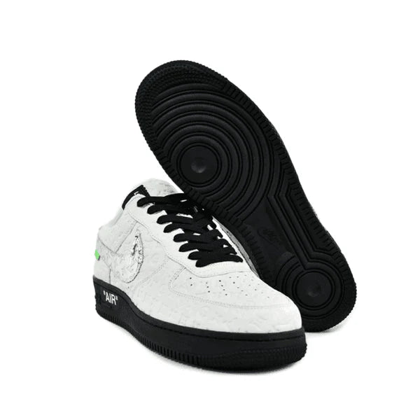 Louis Vuitton x Nike Air Force 1 Low White Black Silver