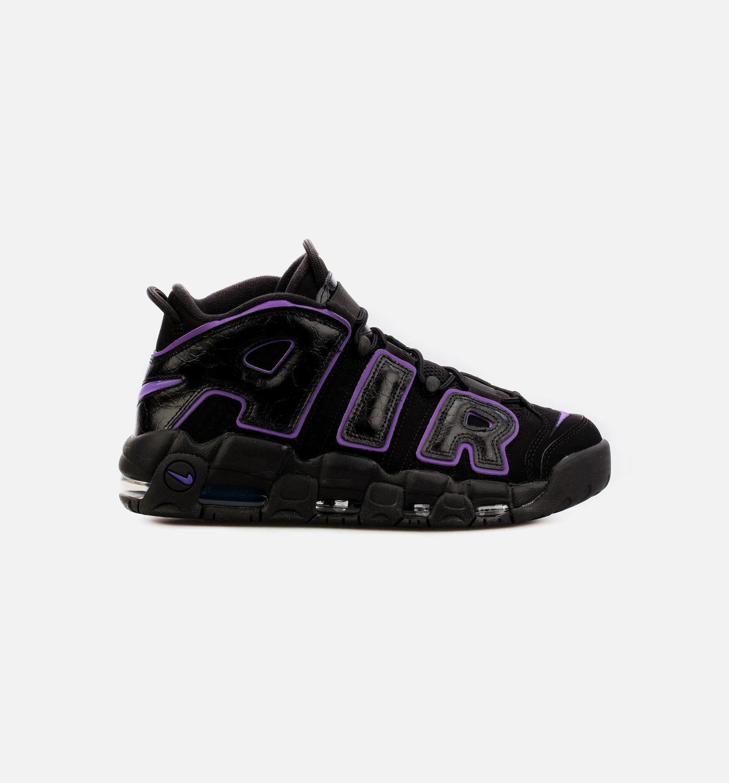 Air Uptempo Action Grape Mens Lifestyle Shoe Black Purple