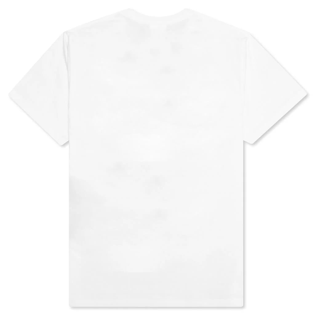 Honeycomb Camo Busy Works Tee White Blue