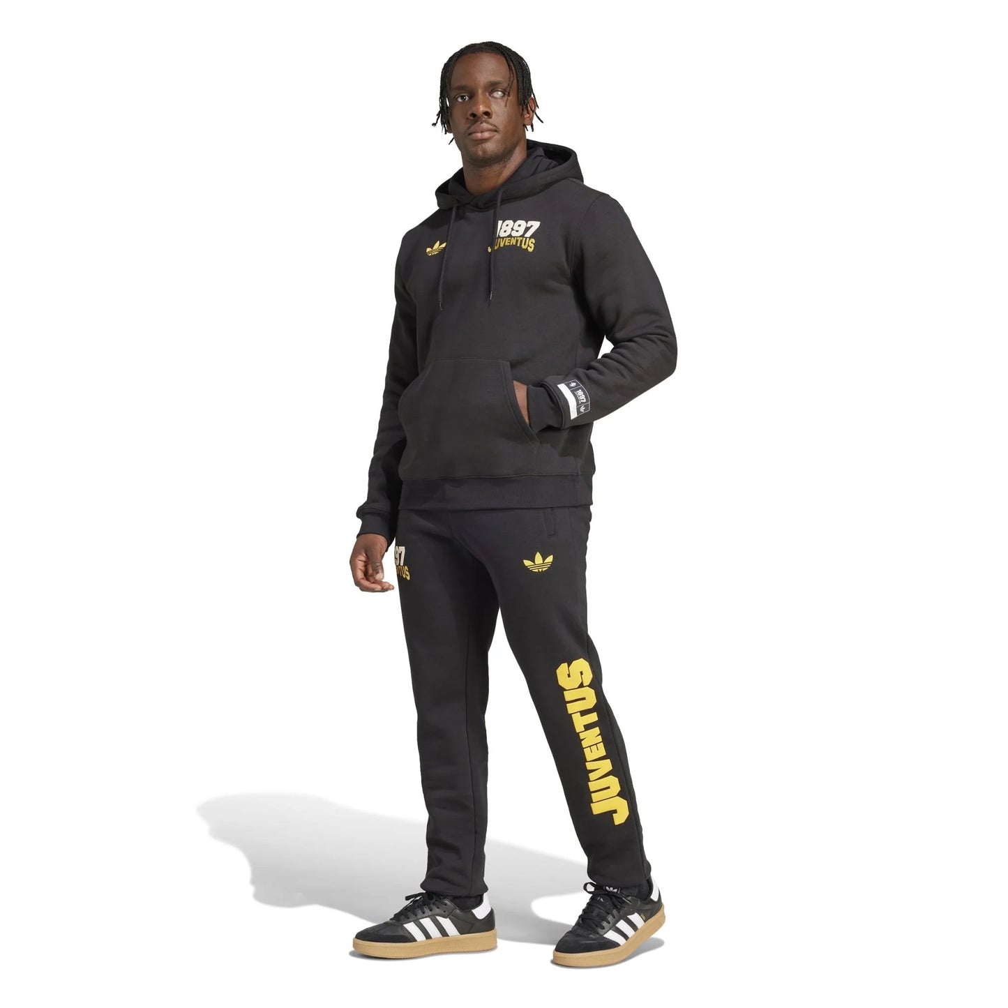 adidas Juventus VRCT Hoodie Black Gold