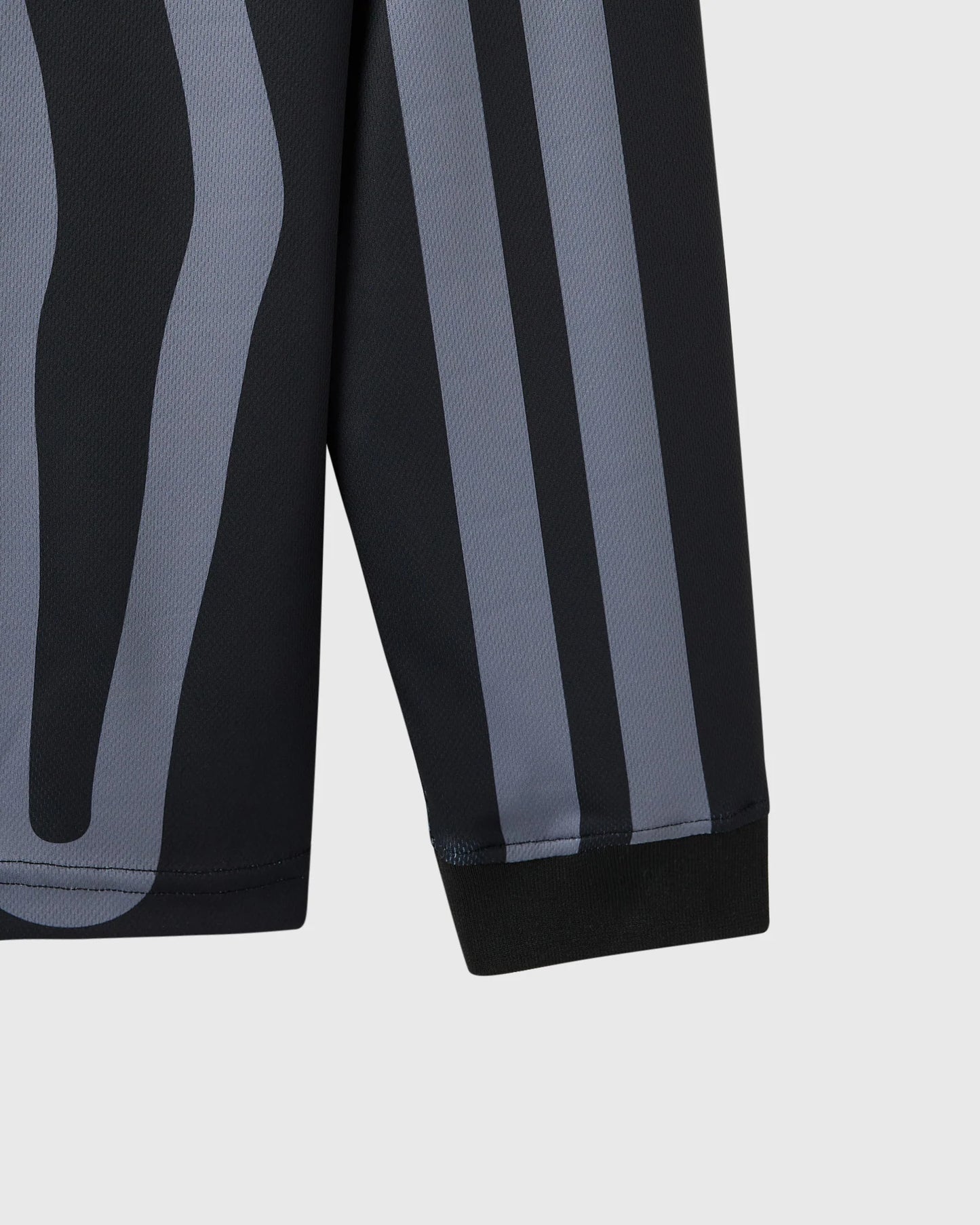 Stripe Soccer Jersey Black