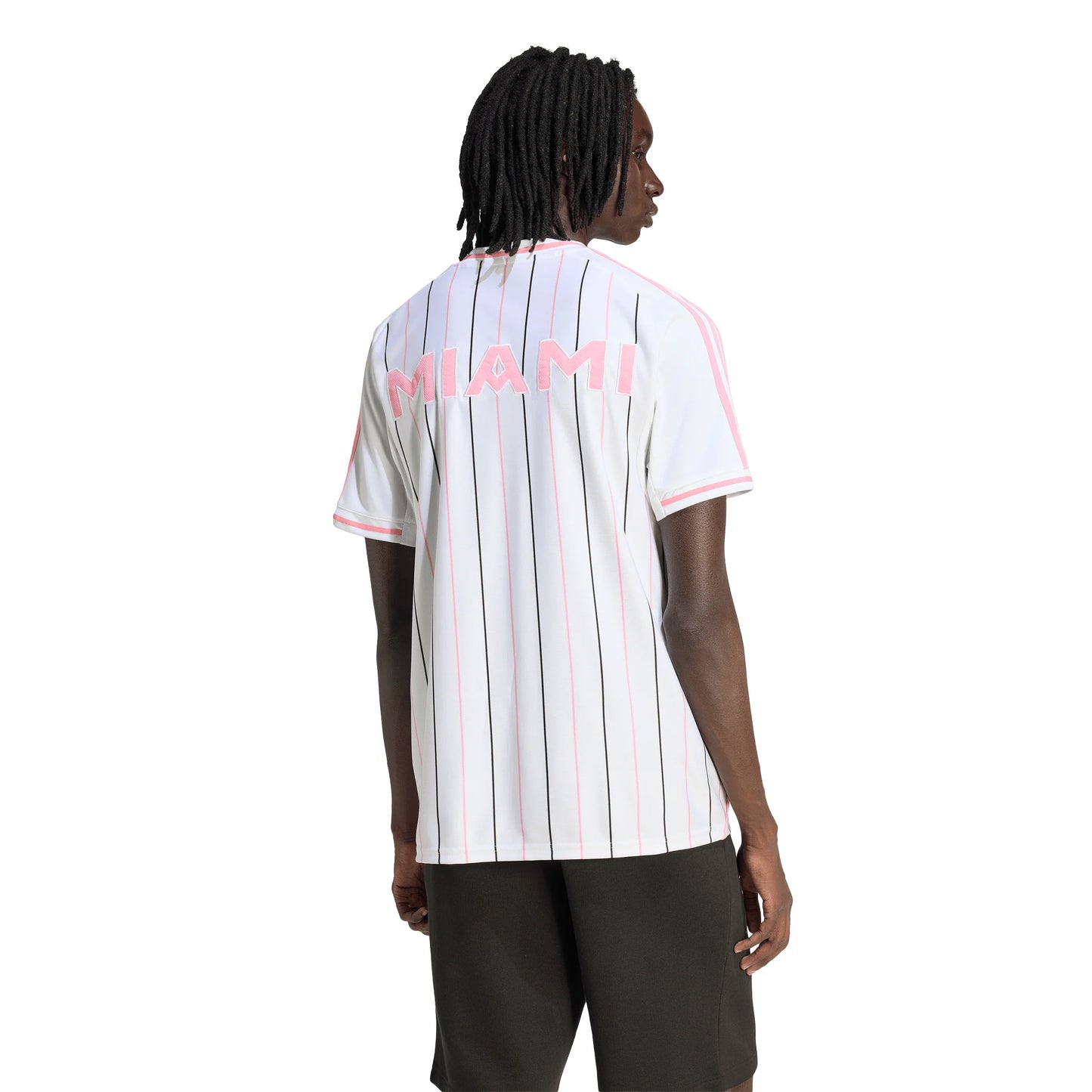 adidas Inter Miami CF Mens Baseball Jersey 2026 White Pink