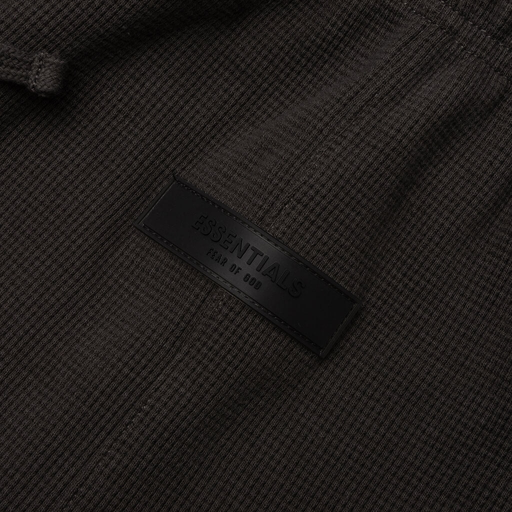 Relaxed Waffle Sweatpant Off Black