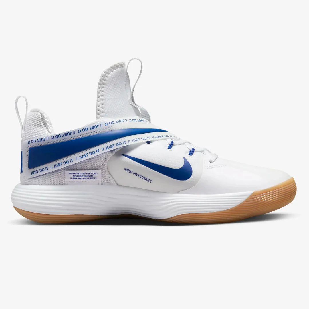 Tênis Nike React HyperSet 1 Vôlei Branco Azul