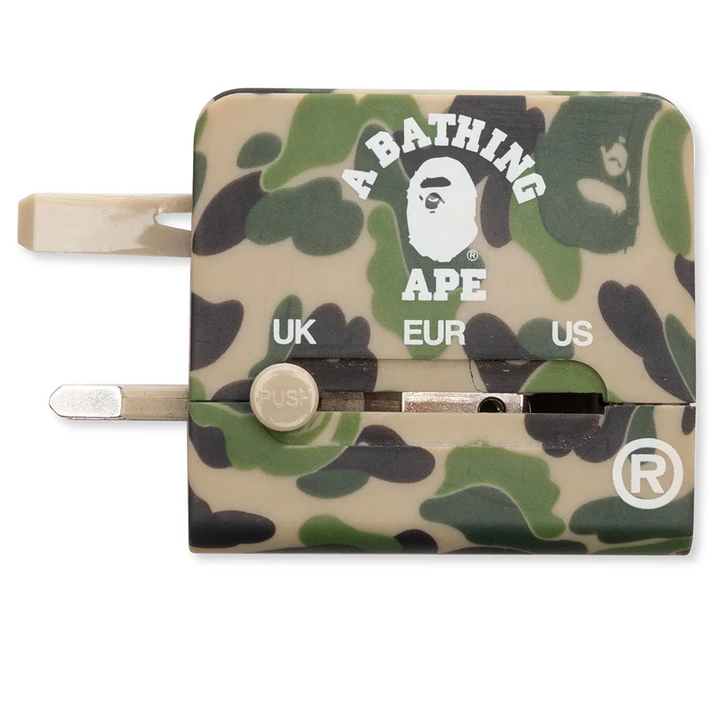 Glow in the Dark ABC Travel AC Adapter Green