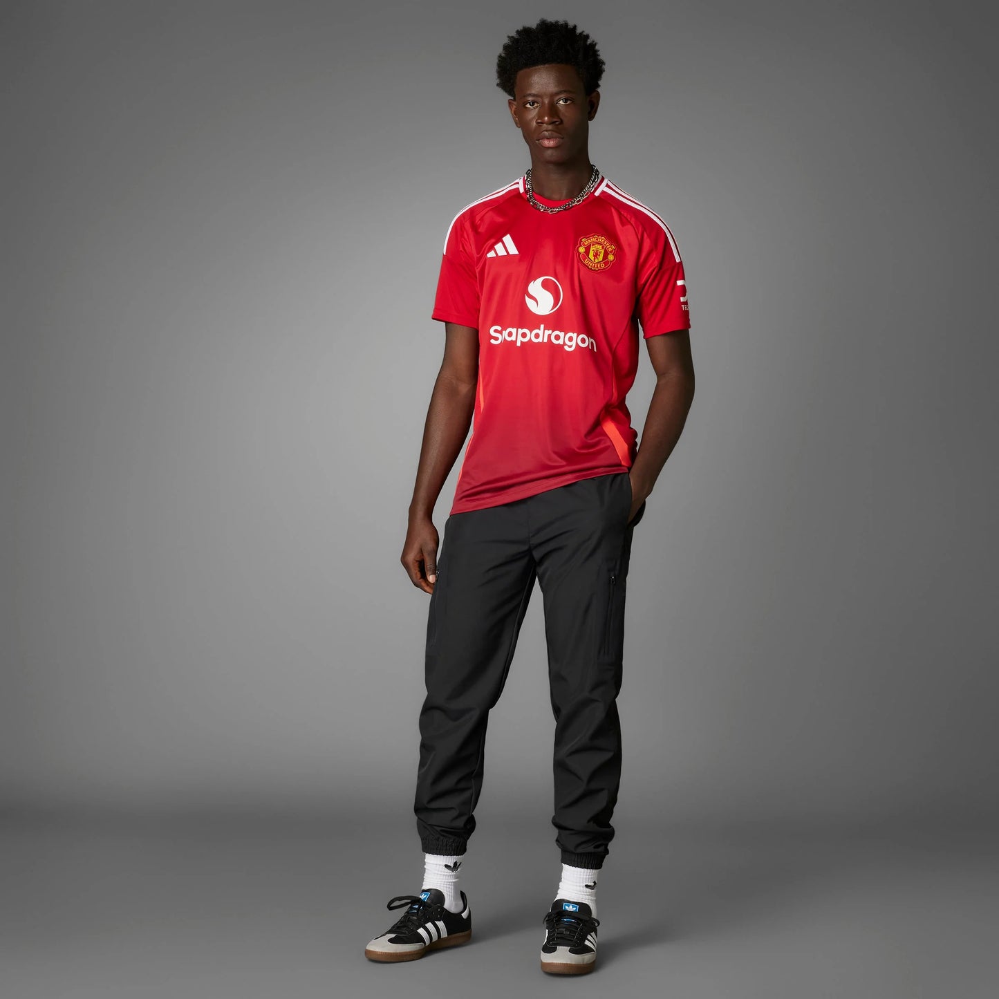 adidas Mens Manchester United Home Jersey 24 25
