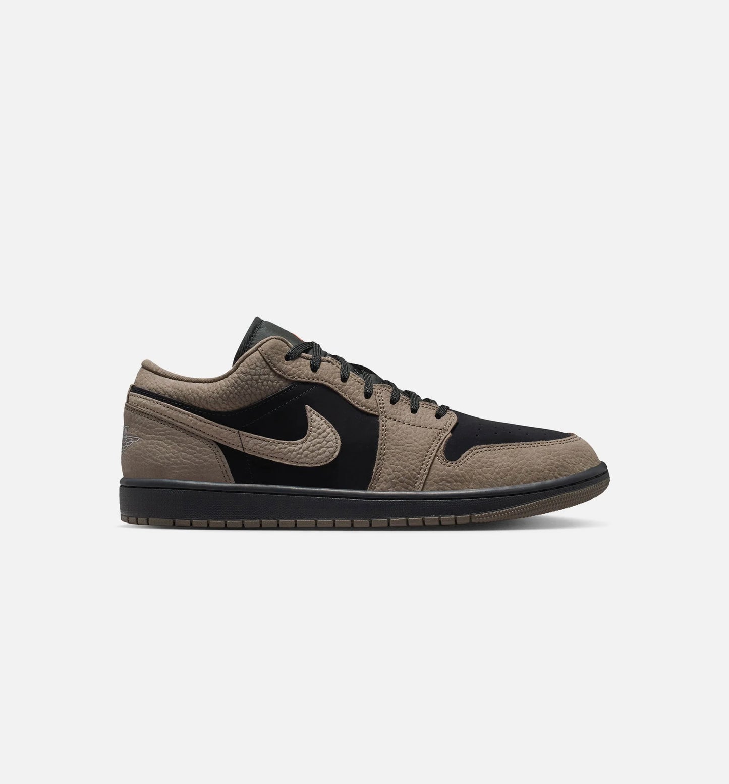 Air Jordan 1 Low SE Mens Lifestyle Shoe Black Olive Grey Light Wild Mango