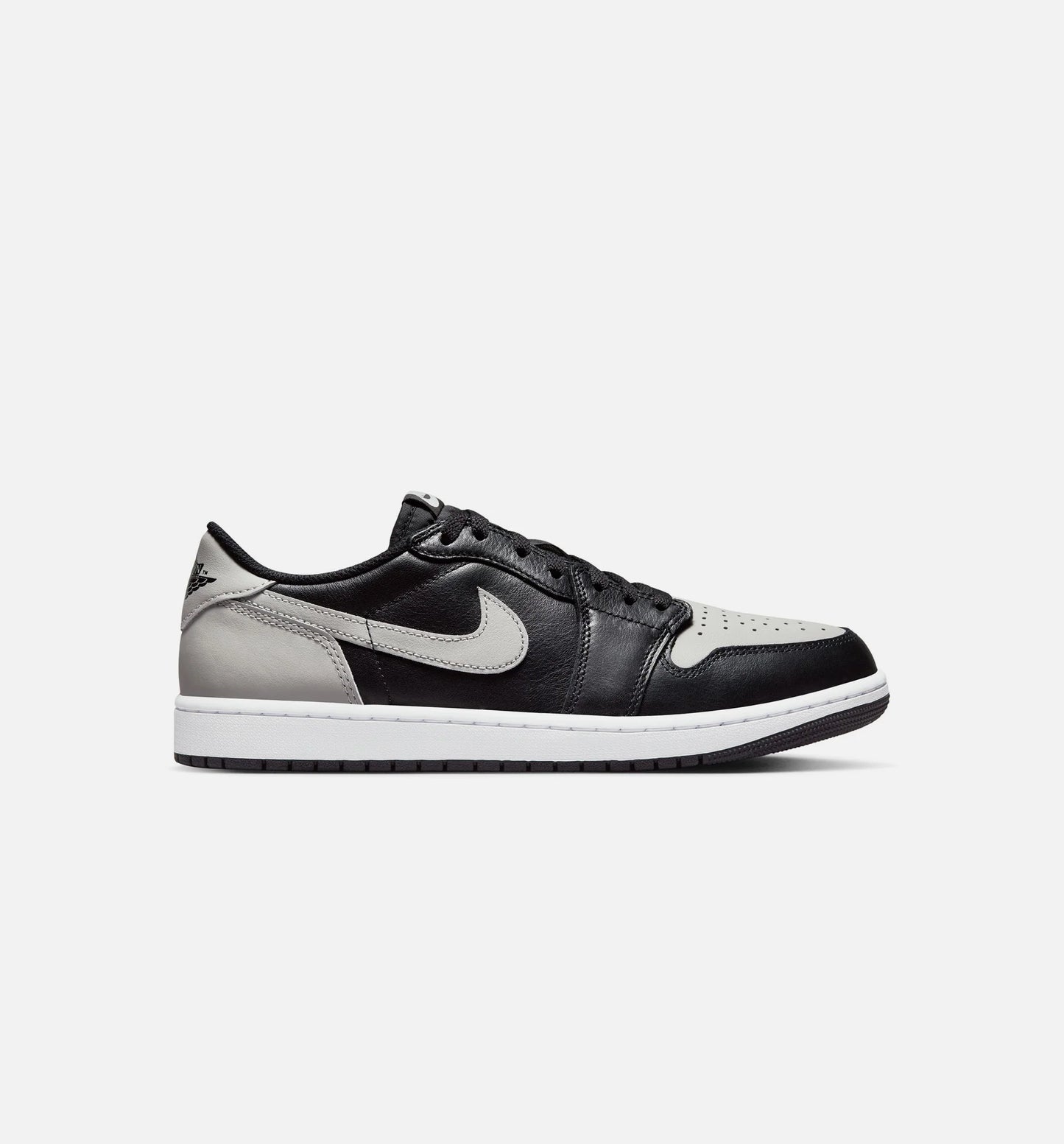 Air Jordan 1 Retro Low OG Shadow Mens Lifestyle Shoe Black Medium Grey White Free Shipping