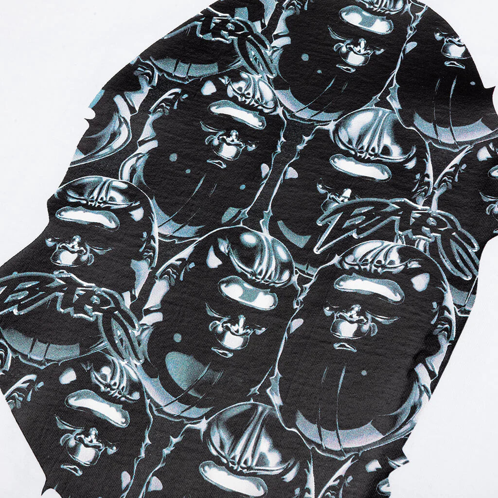 Ape Head Graffiti Big Ape Head Tee White Black