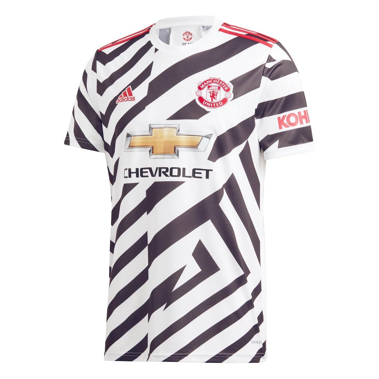 adidas Manchester United 20 21 Third Jersey White Black
