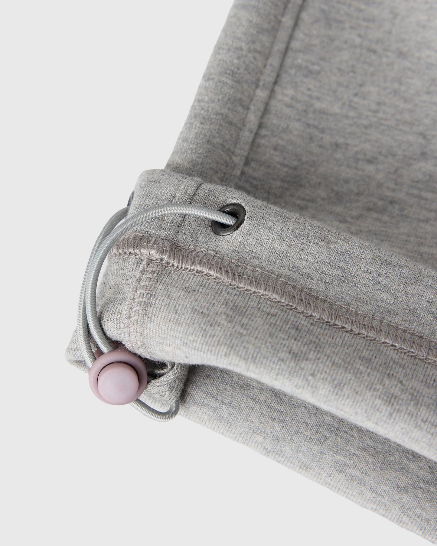Double Knit Script Sweatpant Heather Grey