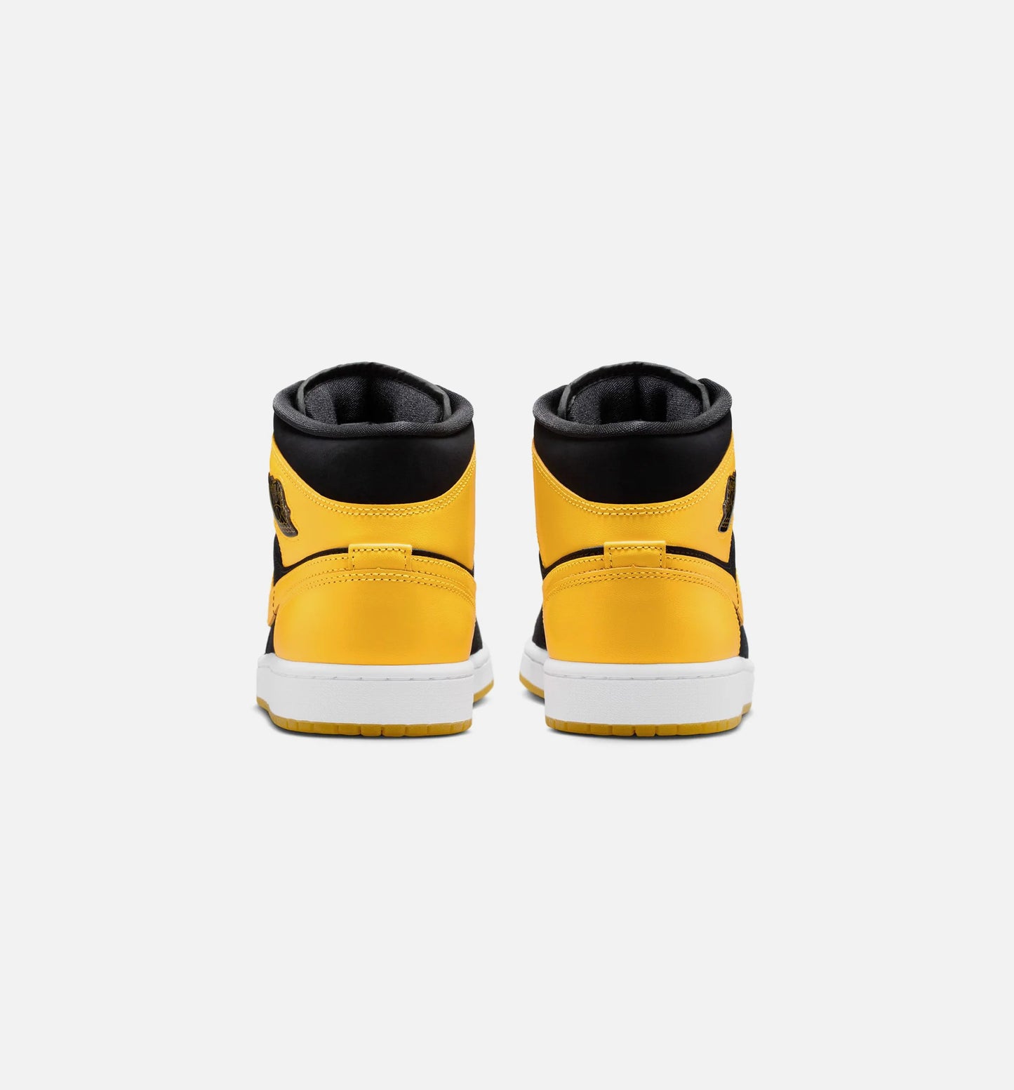 Air Jordan 1 Mid SE Mens Lifestyle Shoe Black White Varsity Maize