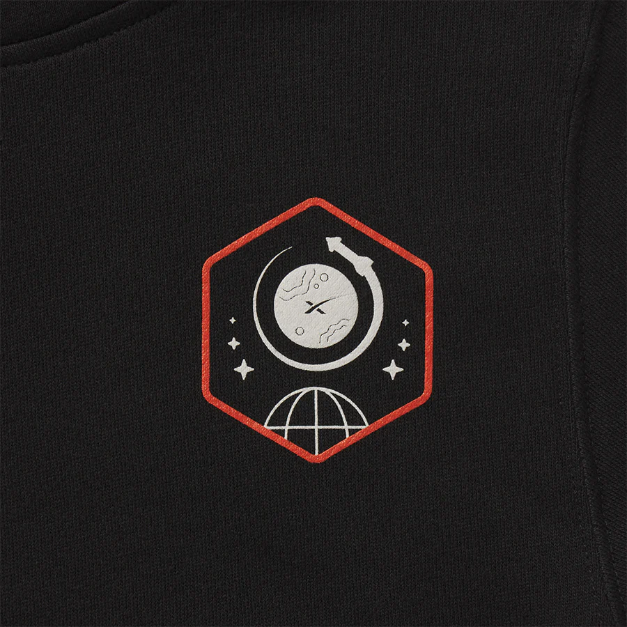 KIDS SPACEX MARS XPLORER PULLOVER HOODIE