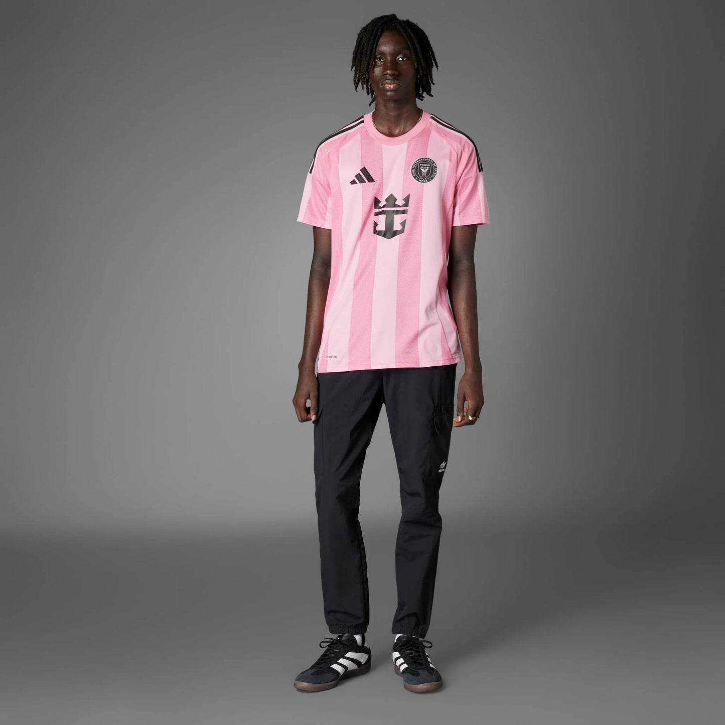 adidas Mens Inter Miami CF Home Jersey 25 26 Pink
