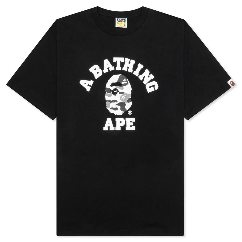 ABC Camo College Tee Black Grey