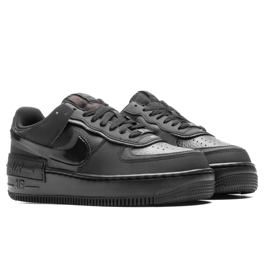 Womens Air Force 1 Shadow Black Anthracite Velvet Brown