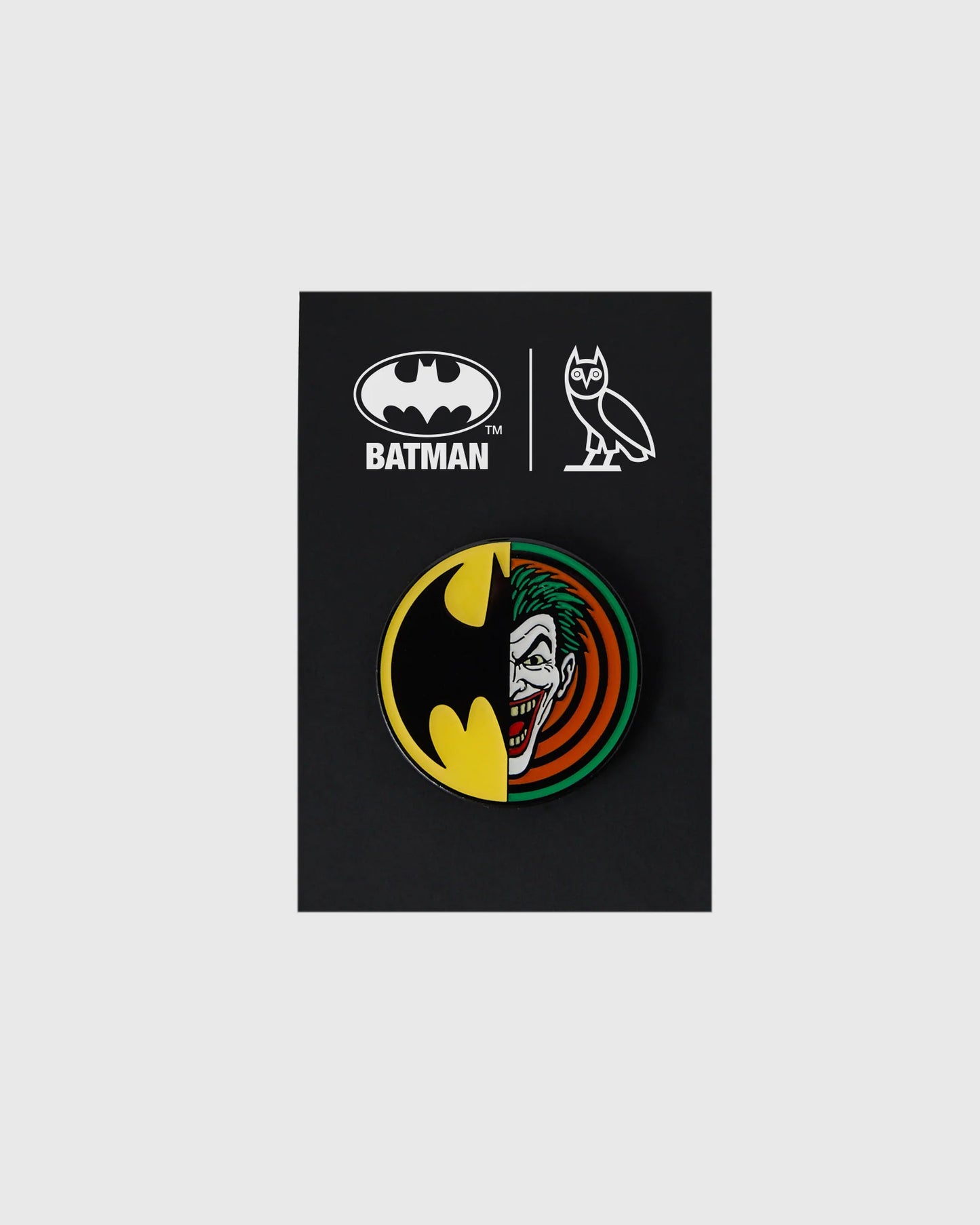 Batman The Joker Enamel Pin Half and Half