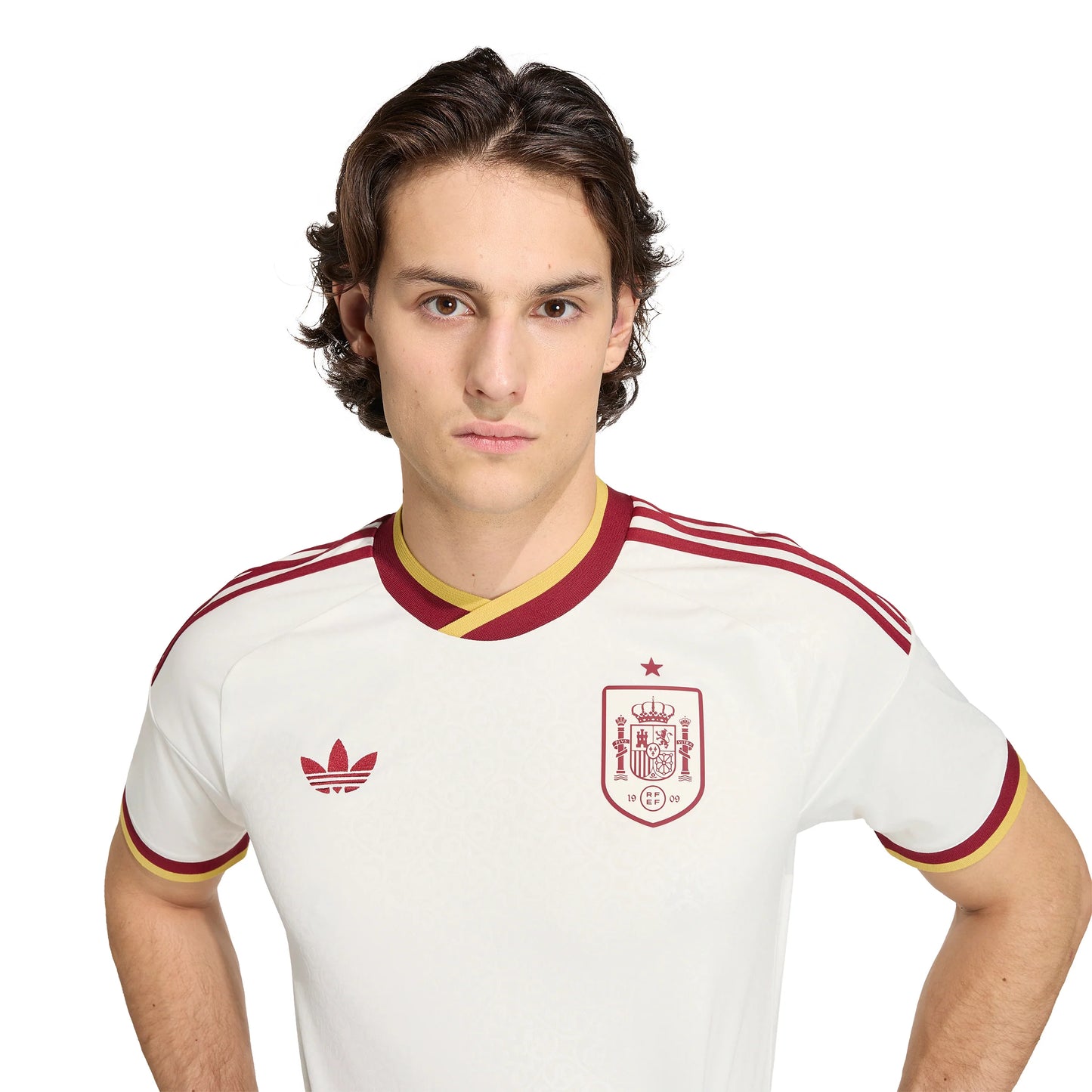 adidas Spain Away Mens Soccer Jersey 2026 White