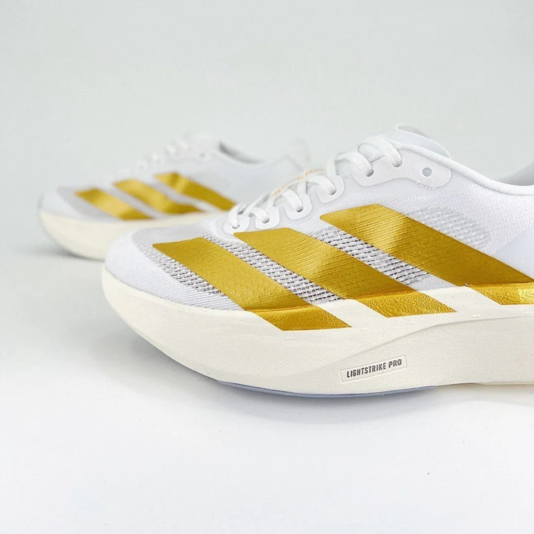 Tênis Adidas Adizero Evo SL Branco Dourado