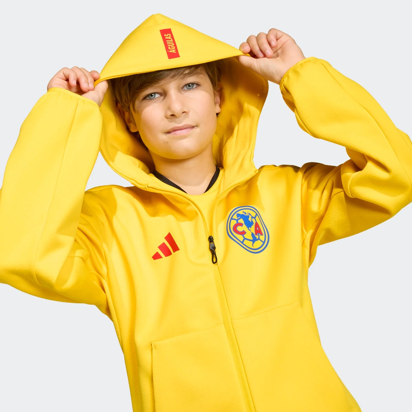 adidas Club America ZNE Anthem Soccer Jacket Yellow