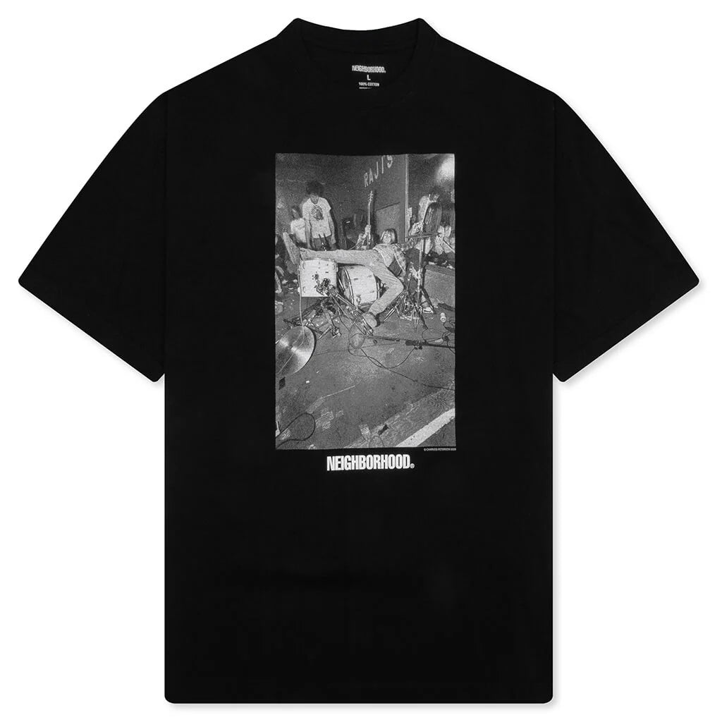 Neighborhood x Charles Peterson S S Tee 3 Black
