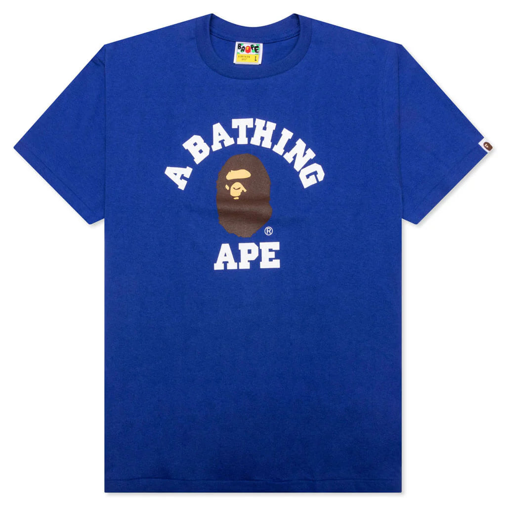 College Tee Blue