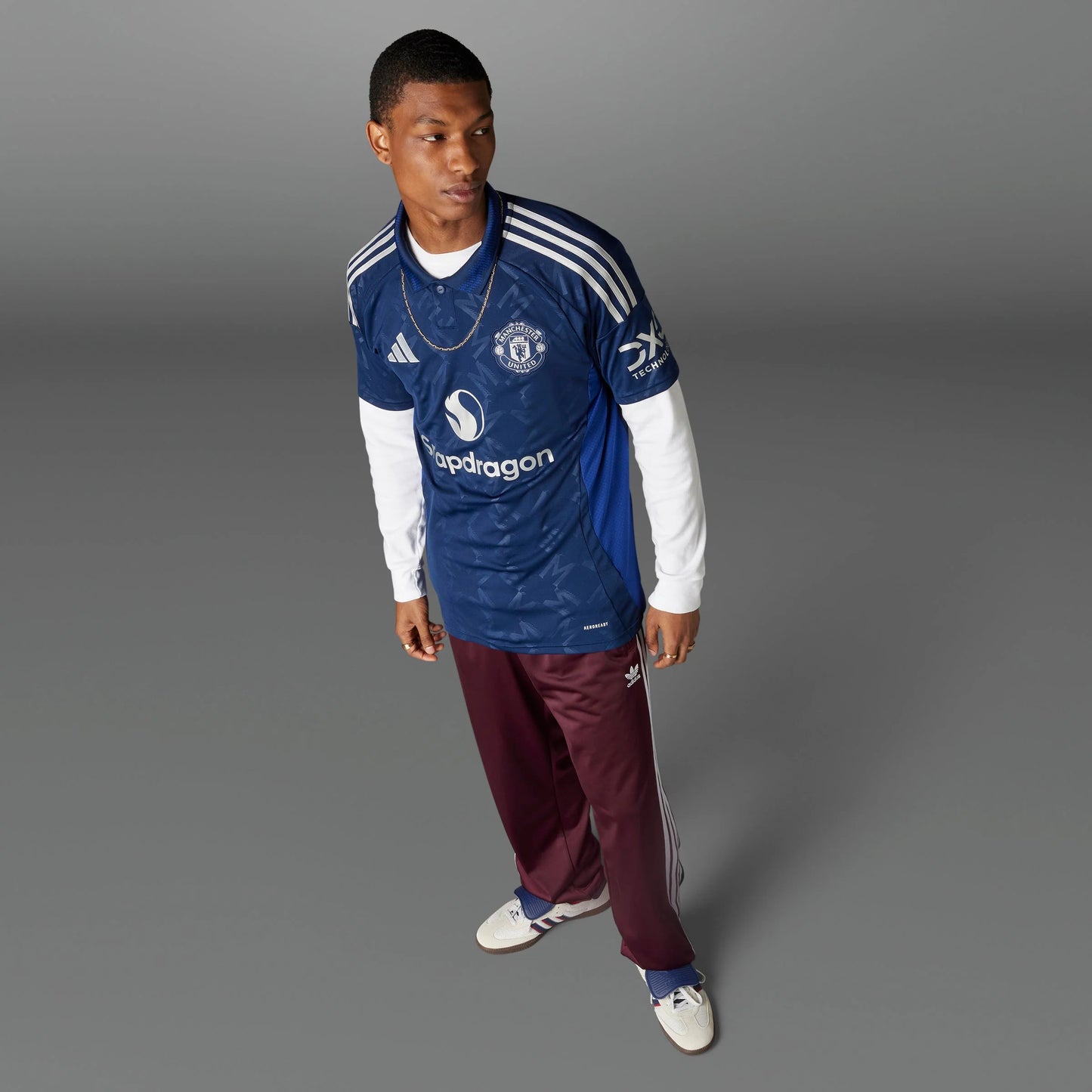 adidas Mens Manchester United Away Jersey 24