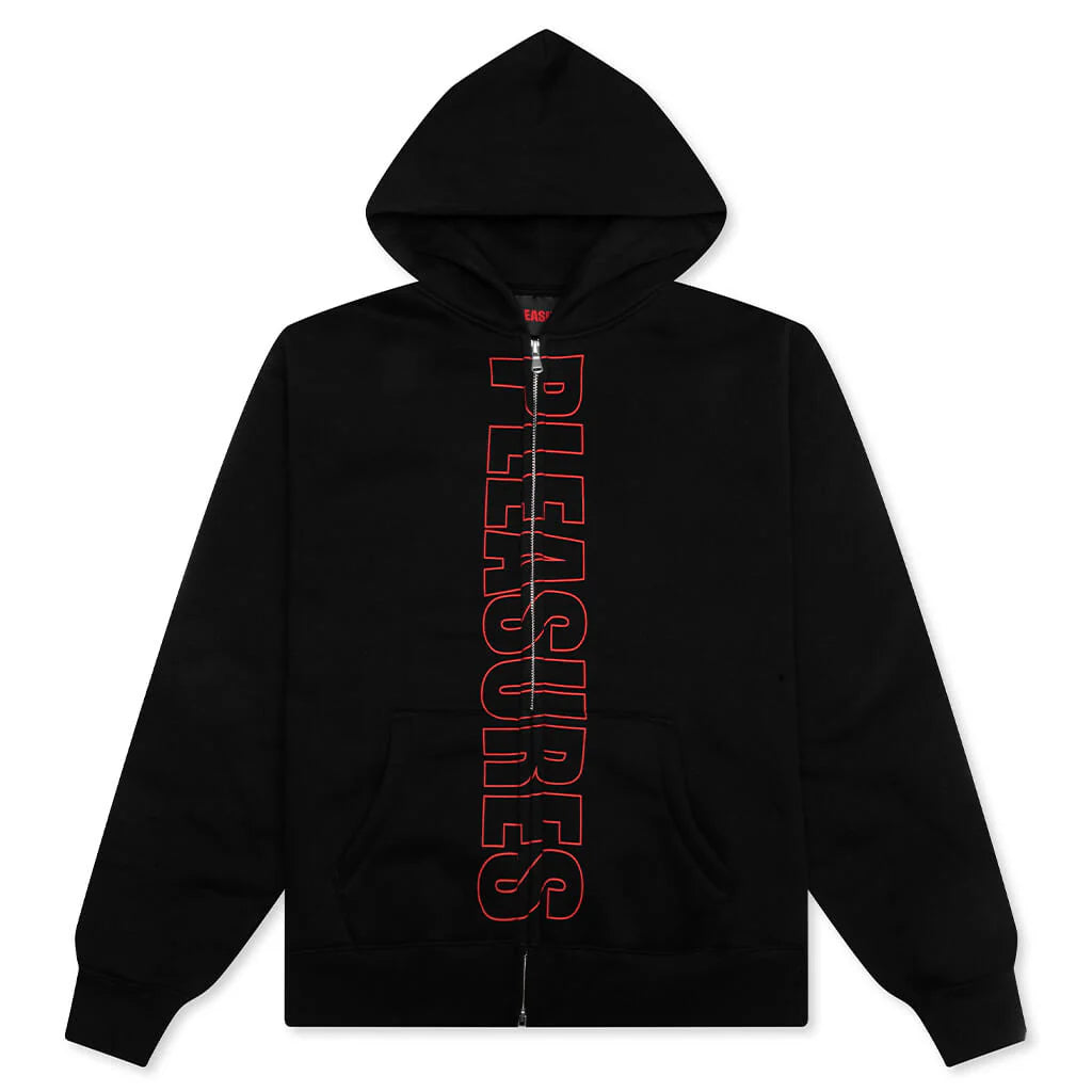 Impact Zip Hoodie Black
