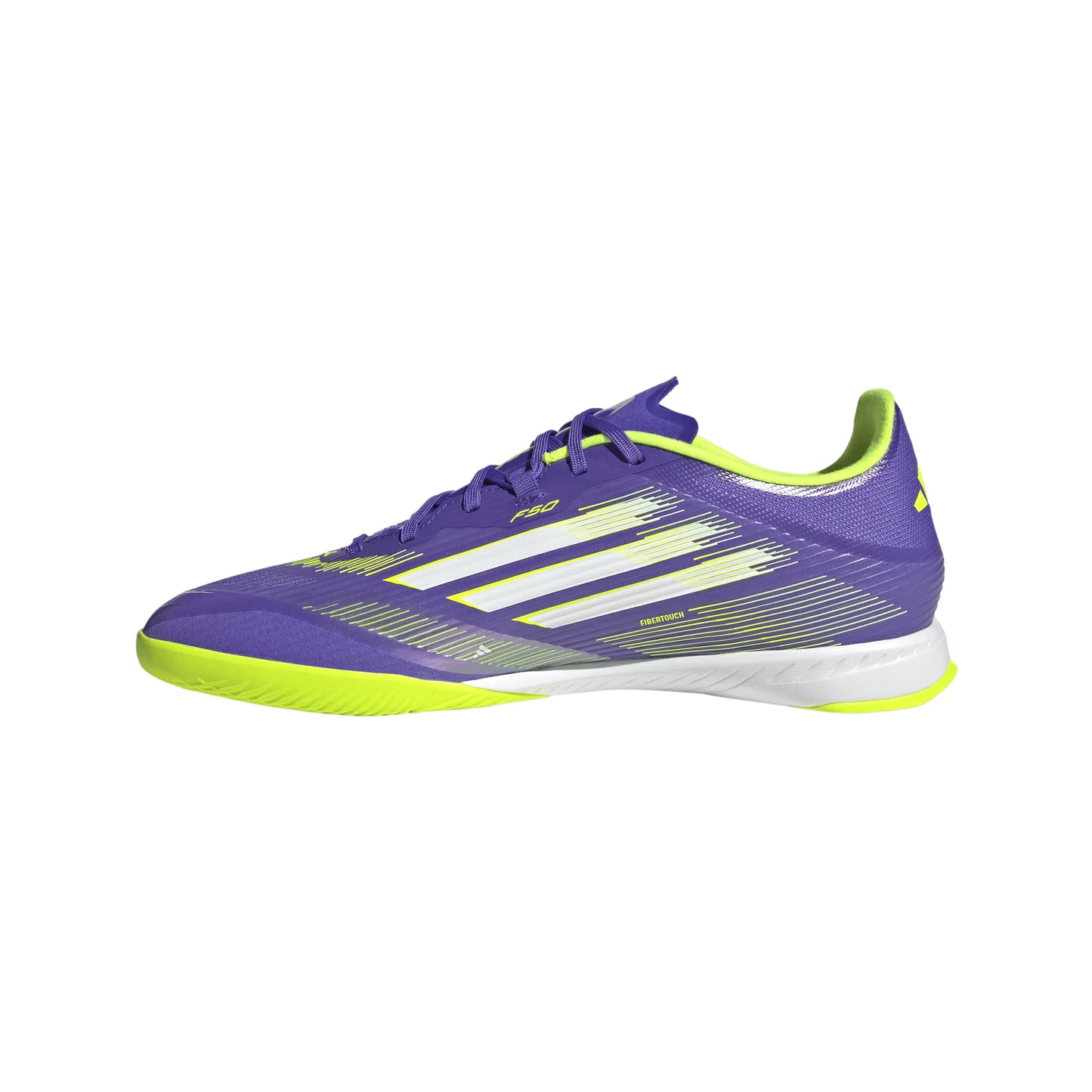 adidas F50 League Indoor Soccer Shoes Purple White Lemon