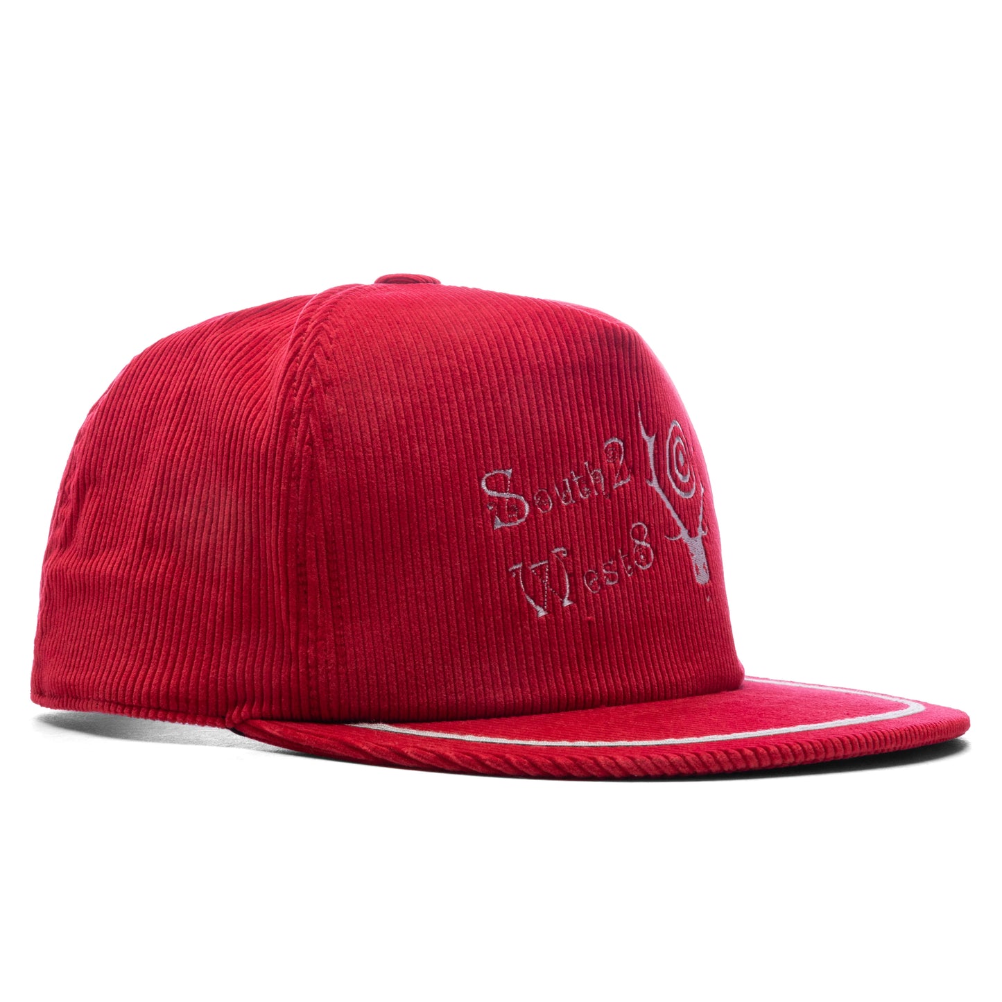 Corduroy Trucker Cap Red