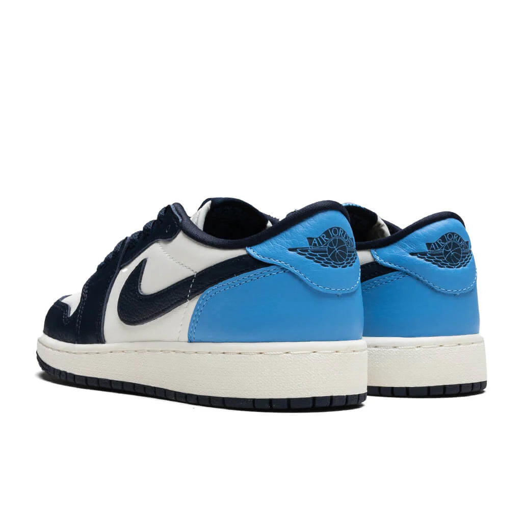 Air Jordan 1 Low OG Obsidian GS Obsidian University Blue Sail