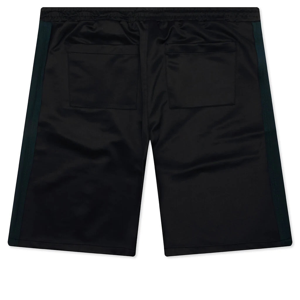 Weave Panel Shorts Black Green