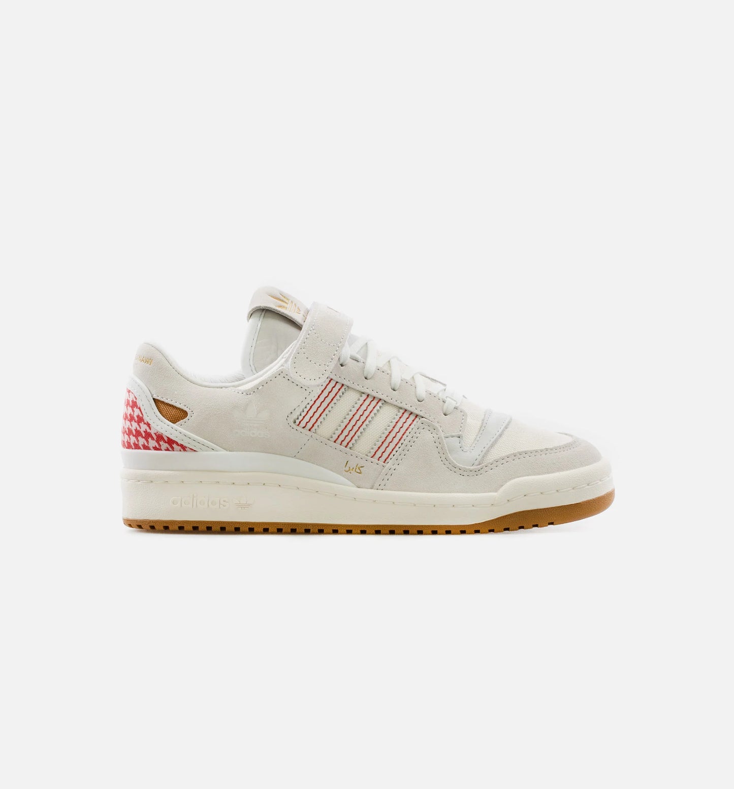 Forum 84 Low Mens Lifestyle Shoe Cream Red