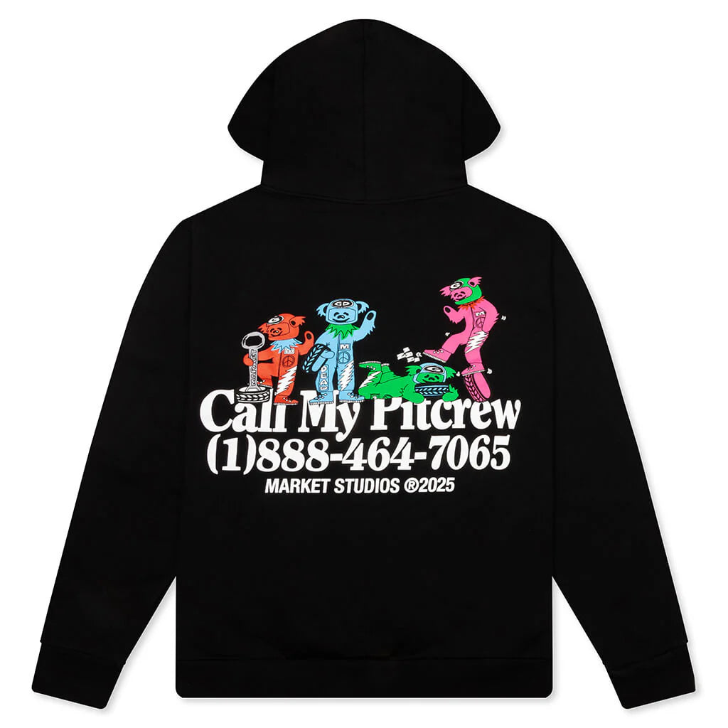Market x Grateful Dead Call My Pitcrew Hoodie Black