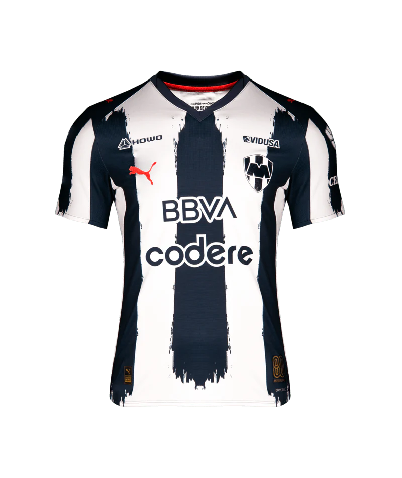 PUMA Monterrey Home Mens Soccer Jersey 25 26 Navy