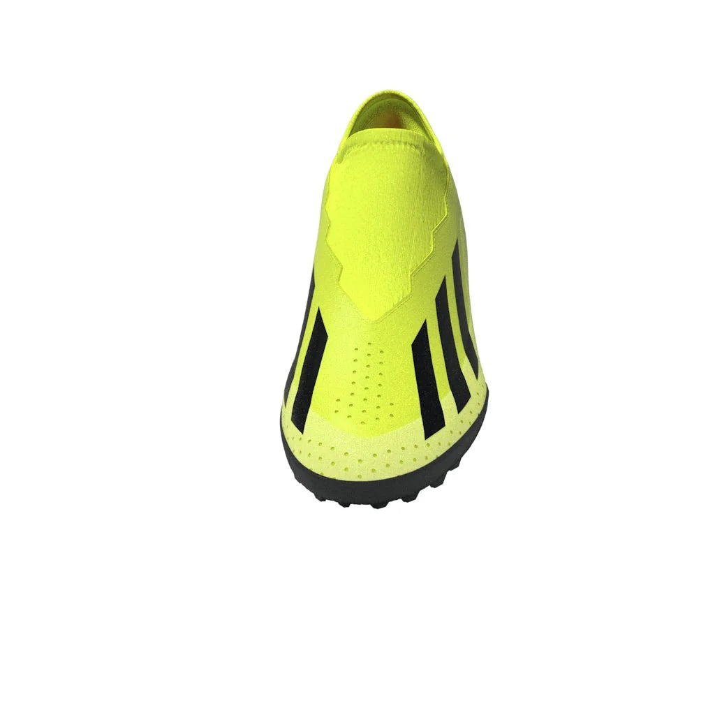 adidas X Crazyfast League Laceless TF Laceless Turf Boots Solar Yellow Black White
