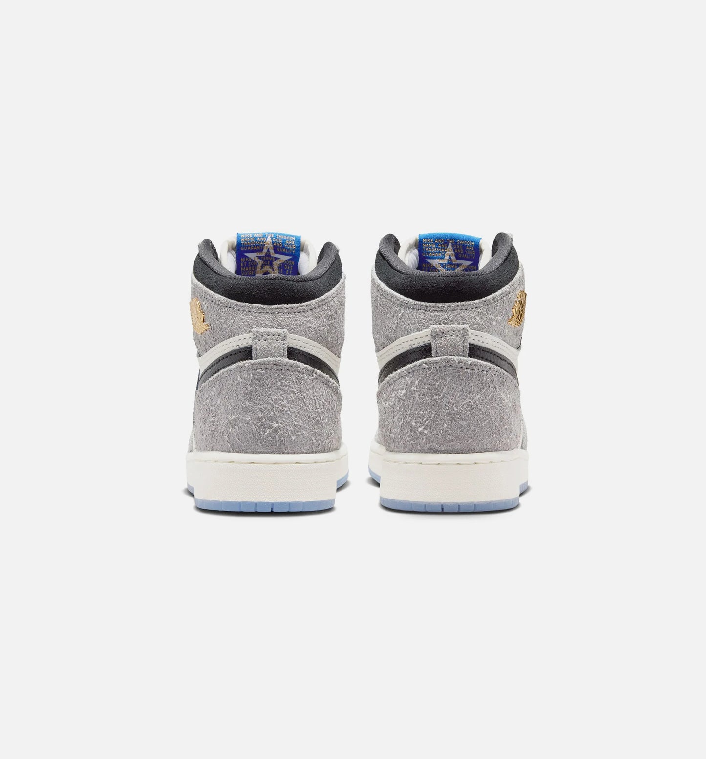 Air Jordan 1 Retro High OG Cool Grey Grade School Lifestyle Shoe Cool Grey Black Game Royal