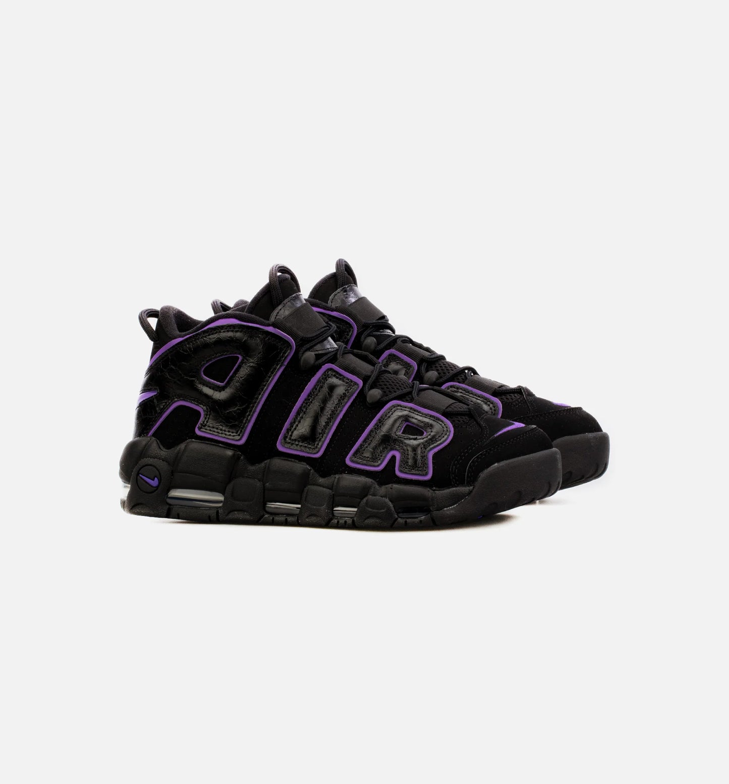 Air Uptempo Action Grape Mens Lifestyle Shoe Black Purple