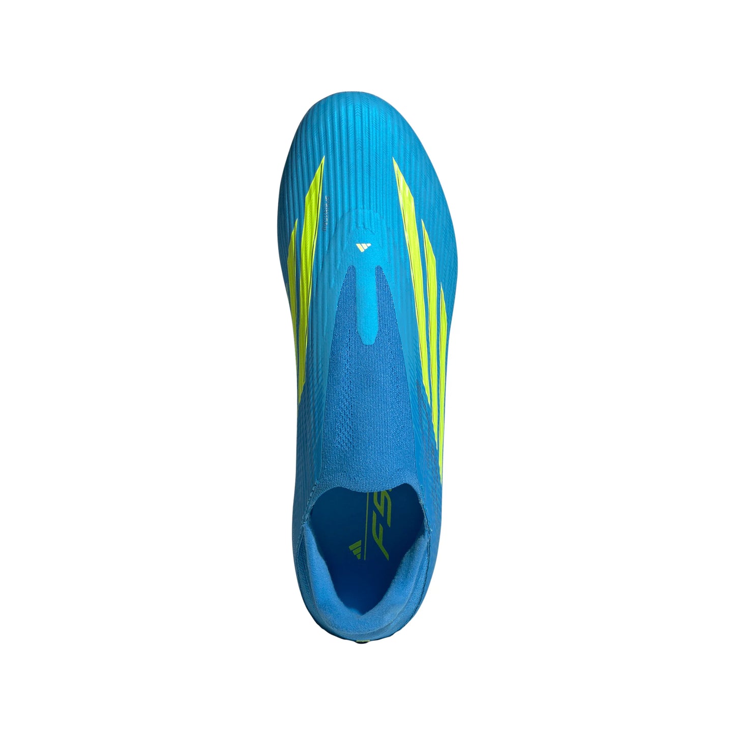 adidas F50 League Laceless FG MG Firm Ground Multi Ground Mens Soccer Cleats Blue Yellow Aqua