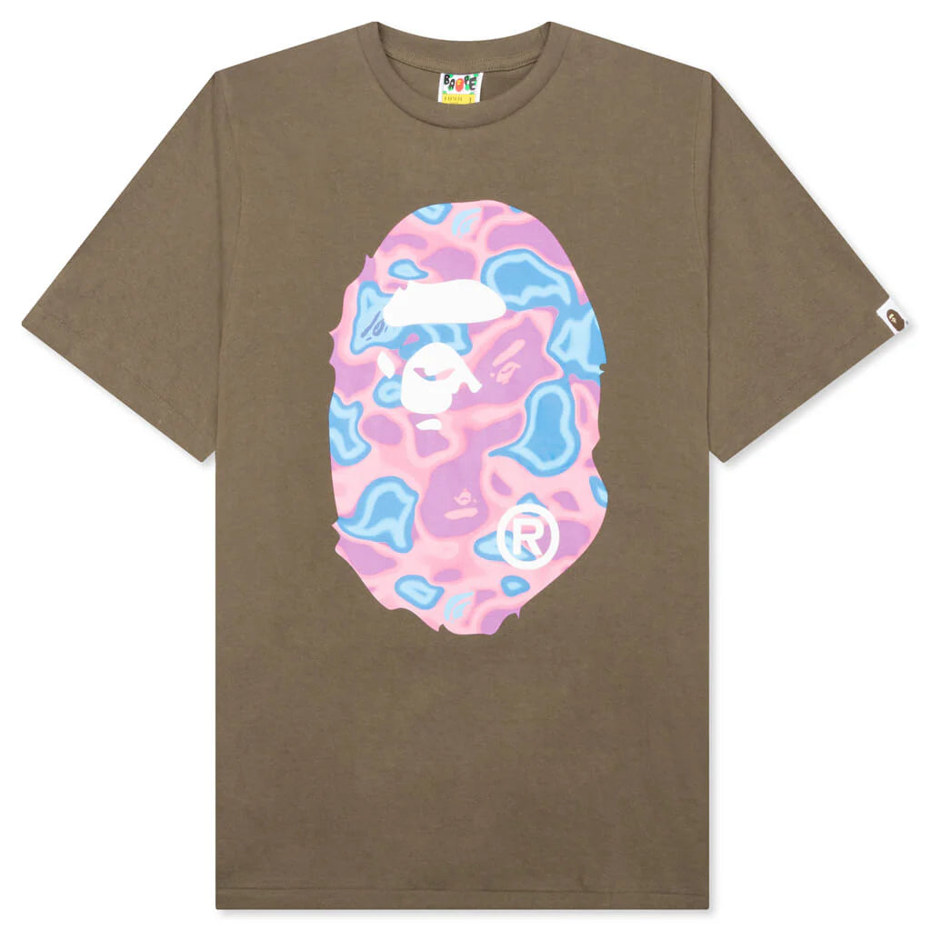 Liquid Camo Bape Sta Logo Tee Brown