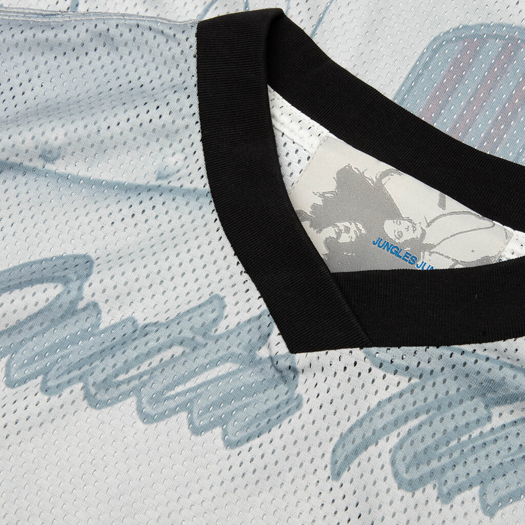 Outta Time Moto Jersey Grey Blue