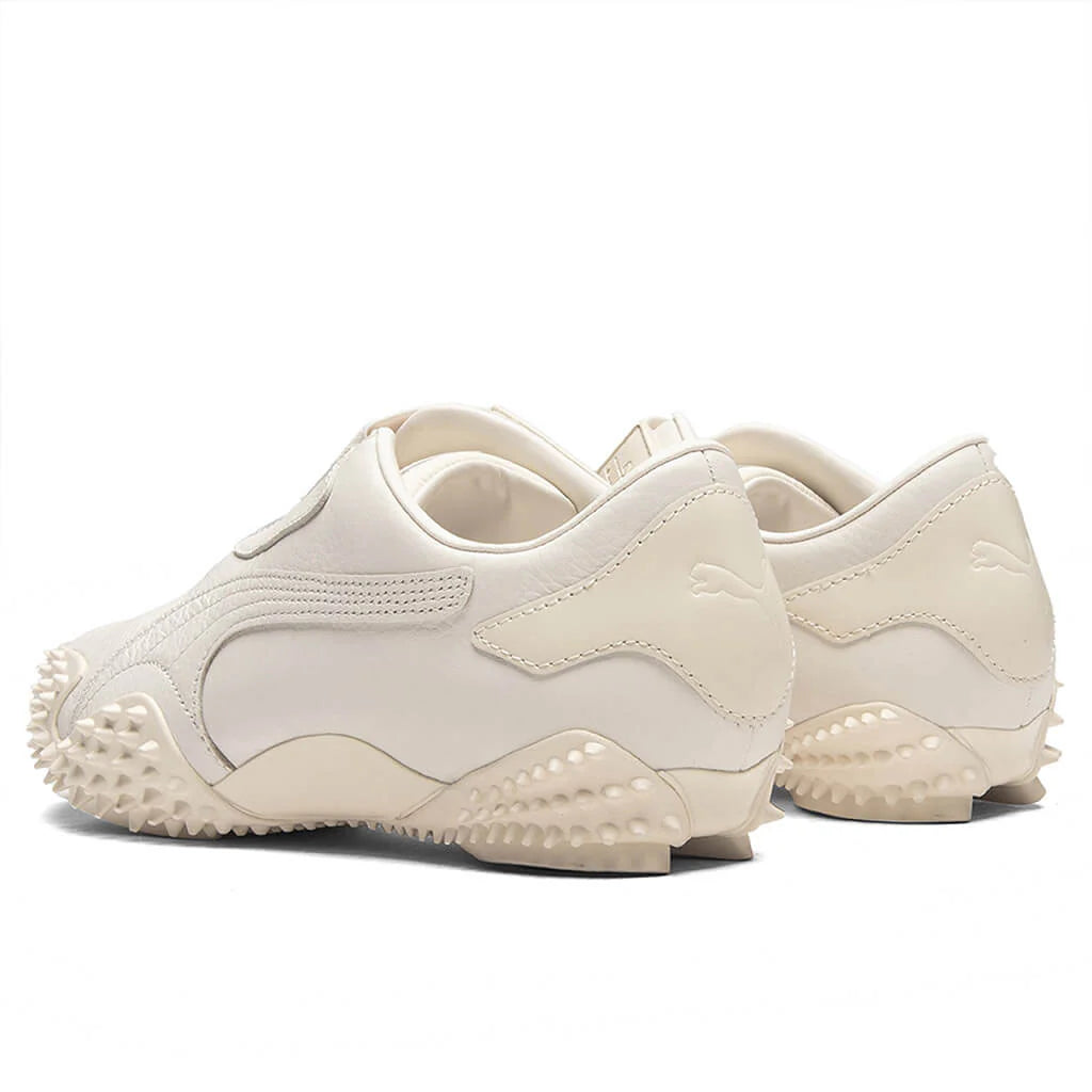 Womens Mostro Leather Frosted Ivory