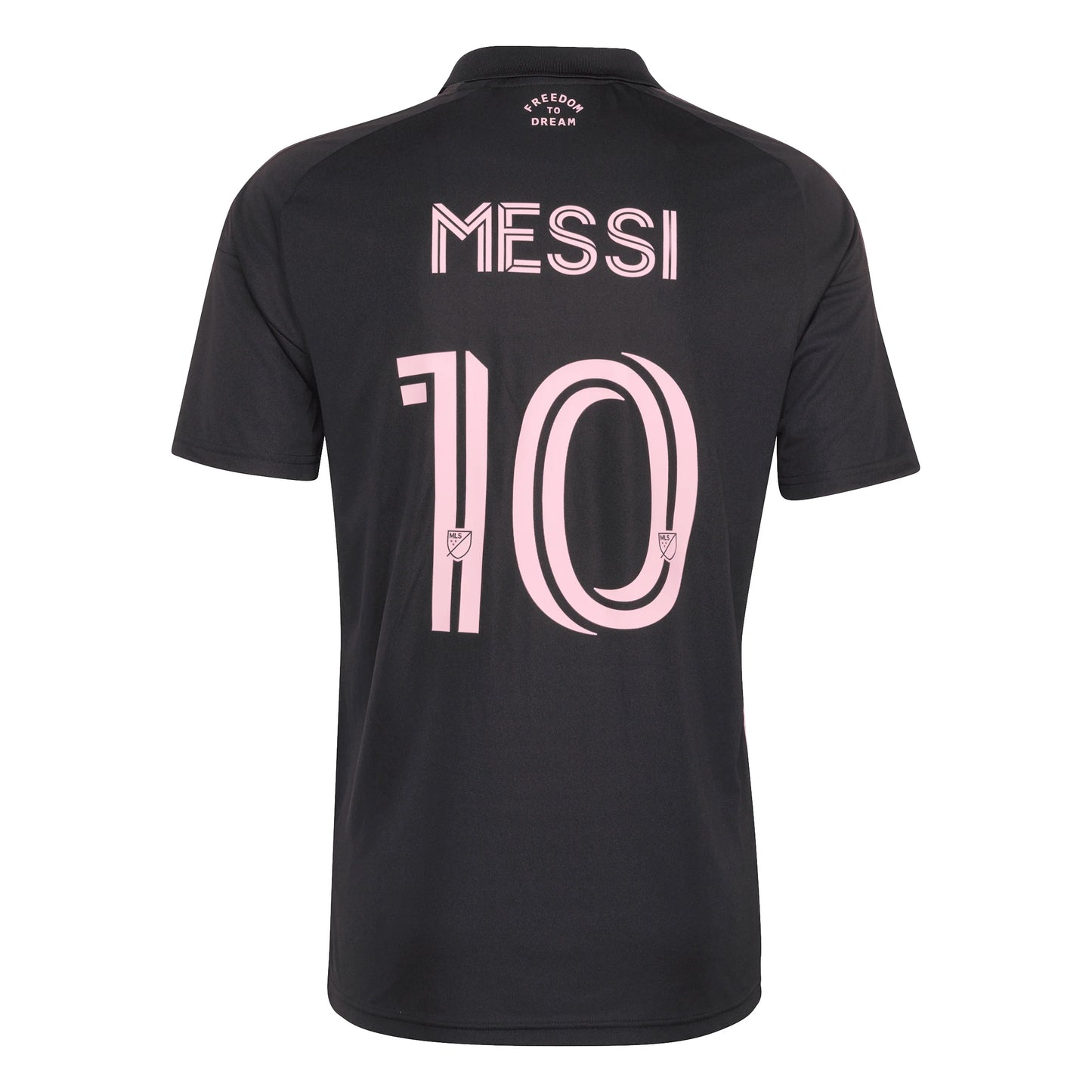adidas Inter Miami CF Away Messi Mens Soccer Jersey 26 27 Black Pink