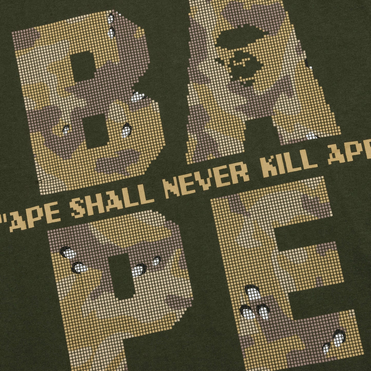 Bitmap Logo Tee Olive Drab