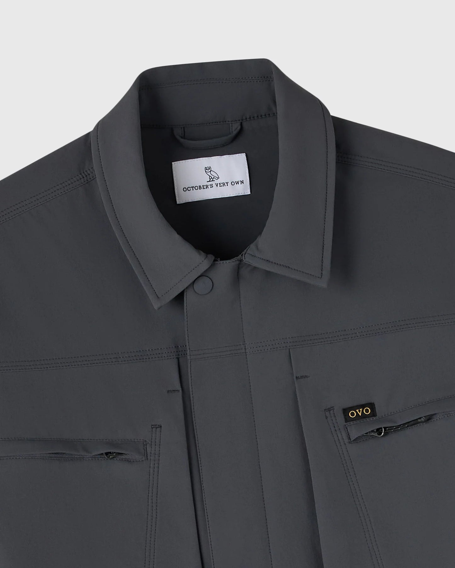 Tech Overshirt Pinstripe