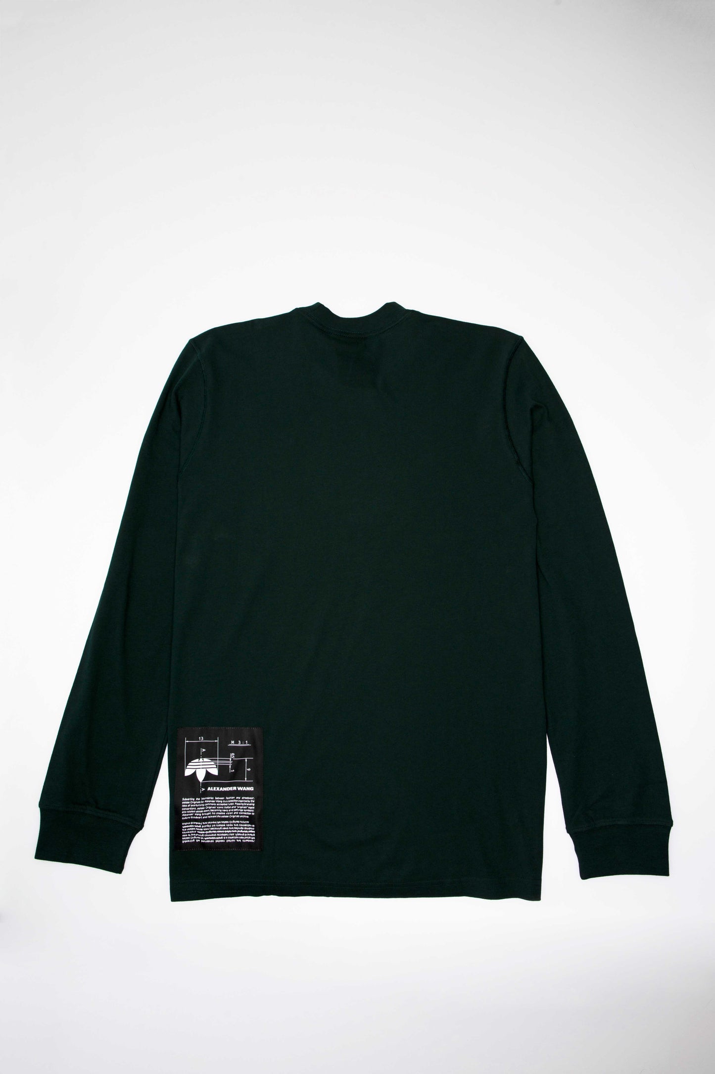 Alexander Wang X adidas Collection AW Long Sleeve Mens Shirt Green Green