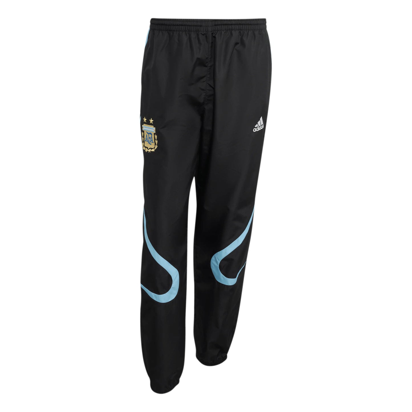 adidas Argentina Mens Soccer Track Pants 2006 Black Blue White