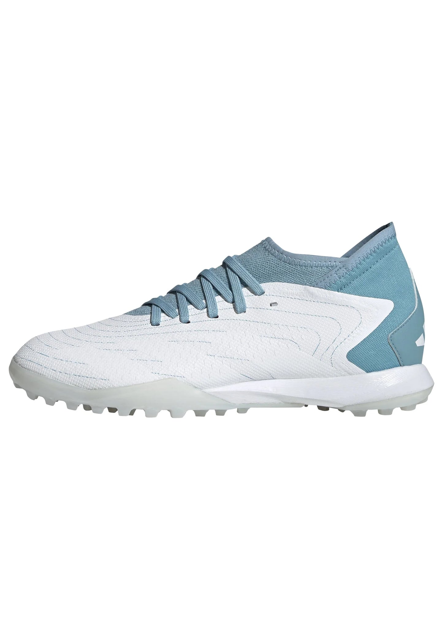 adidas Predator Accuracy3 TF Turf Shoes White Grey Blue